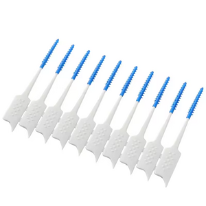 Reusable Personal Care Interdental Brushes Teeth Cleaning Oral Plastic Toothpick with PP or Rubber Interdental Brush