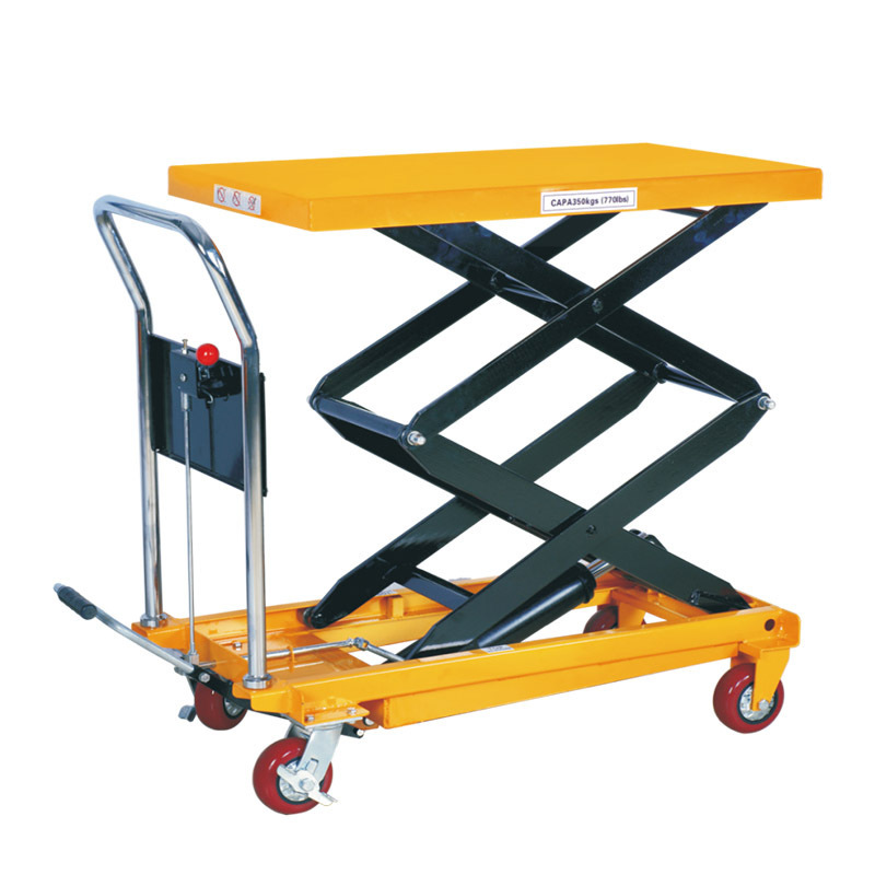 china factory hand manual lift table hydraulic lift work platform office factory warehouse movable lift scissors platform