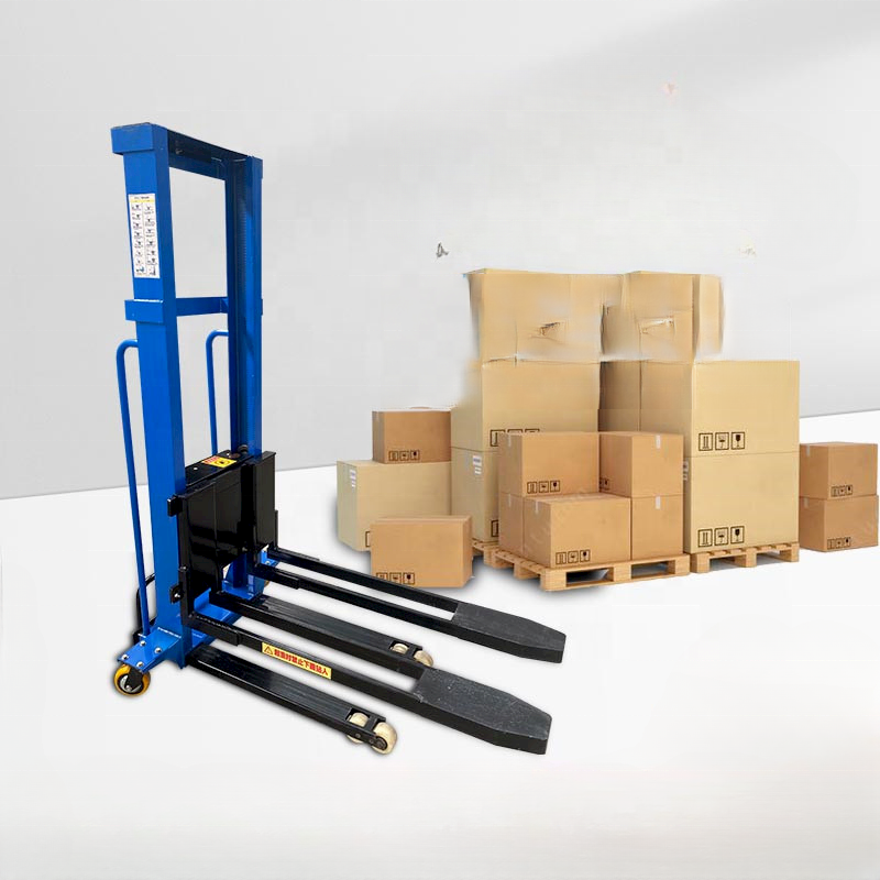 Pallet Stacker Hydraulic Small Hand Remote Control Electric Forklift Manual Portable 500 kg 1000kg Hand Pushed Forklift