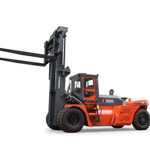 Heavy duty Forklift low price carriage 10ton-30ton cabin diesel forklift with fork positioner and japanese engine