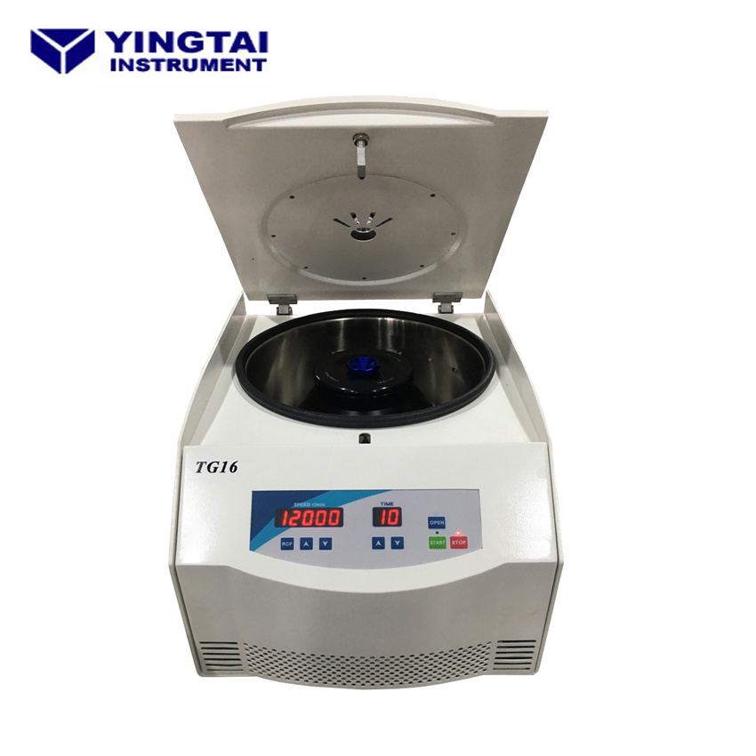 High speed laboratory centrifuge machine with 50ml,30ml,15ml and 10ml Rotor