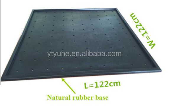 YGT A156 golf rubber base for holding golf mat/rubber frame/rubber plate