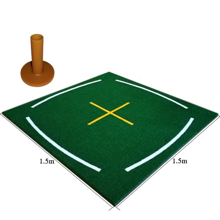 High Quality YGT-3D Golf Mats with Nylon Knitted Artificial Grass