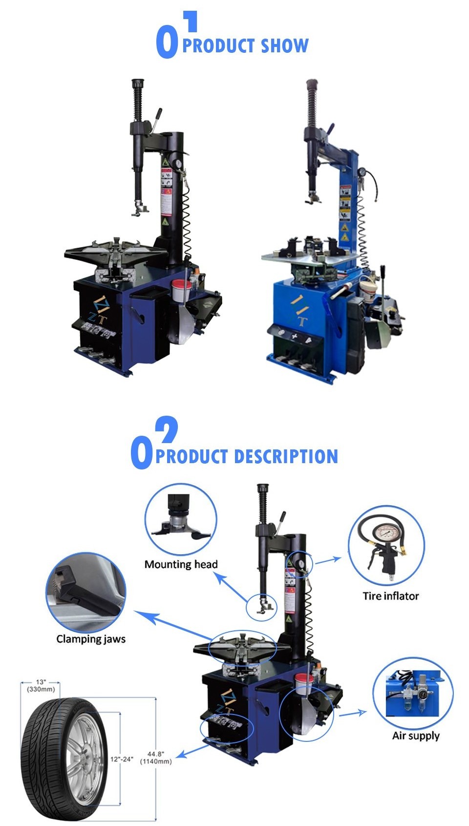 Tire shop factory price tire scraping machine tire maintenance equipment /Pneumatic Tire Changer / automatic tire changer