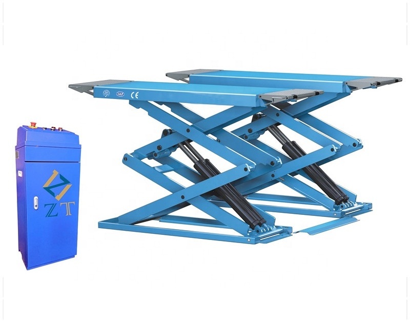 Factory Price Ultra-thin Scissor Lift Double Scissor Design Bridge Car Lifter for Sale