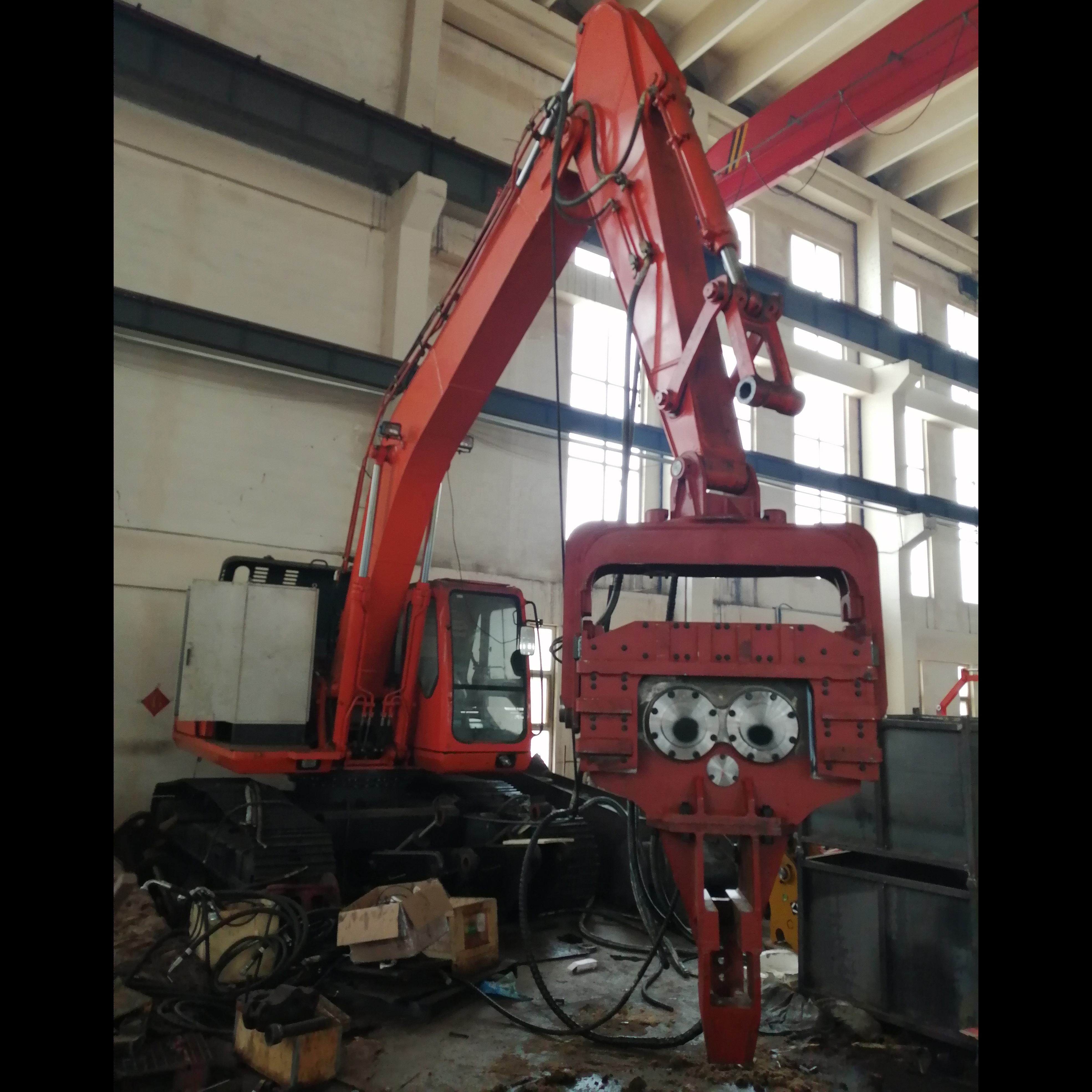 Excavator Mounted Hydraulic Concrete Pile Driver Hammer for Sale