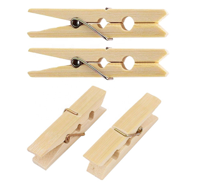 Utility Versatile Clothespin Pegs Cheap Promotional Bamboo Cloth Peg For Dry