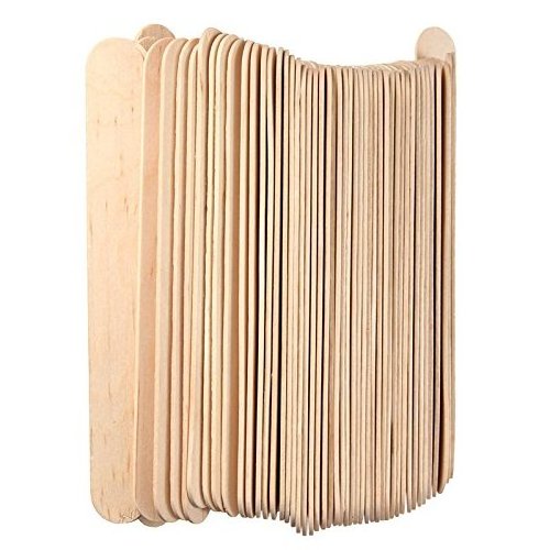 Birch Wood Logo Printed 114*10*2mm  Ice Cream Sticks Wooden Craft Stick