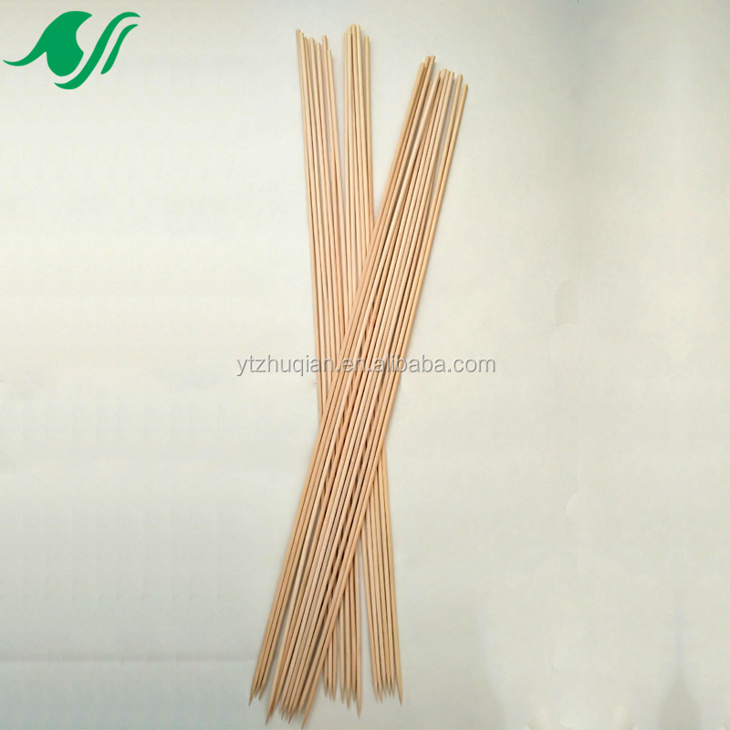 The strong length Bamboo Marshmallow sticks 5.0*90cm bamboo kite stick BBQ stick