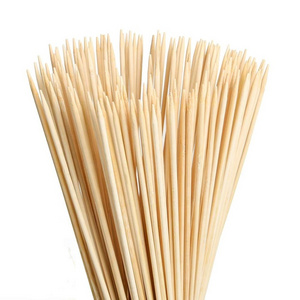 Bamboo Marshmallow Smores Roasting Sticks 30 Inch 5mm Thick Extra Long Heavy Duty Wooden Skewers Campfire Accessories