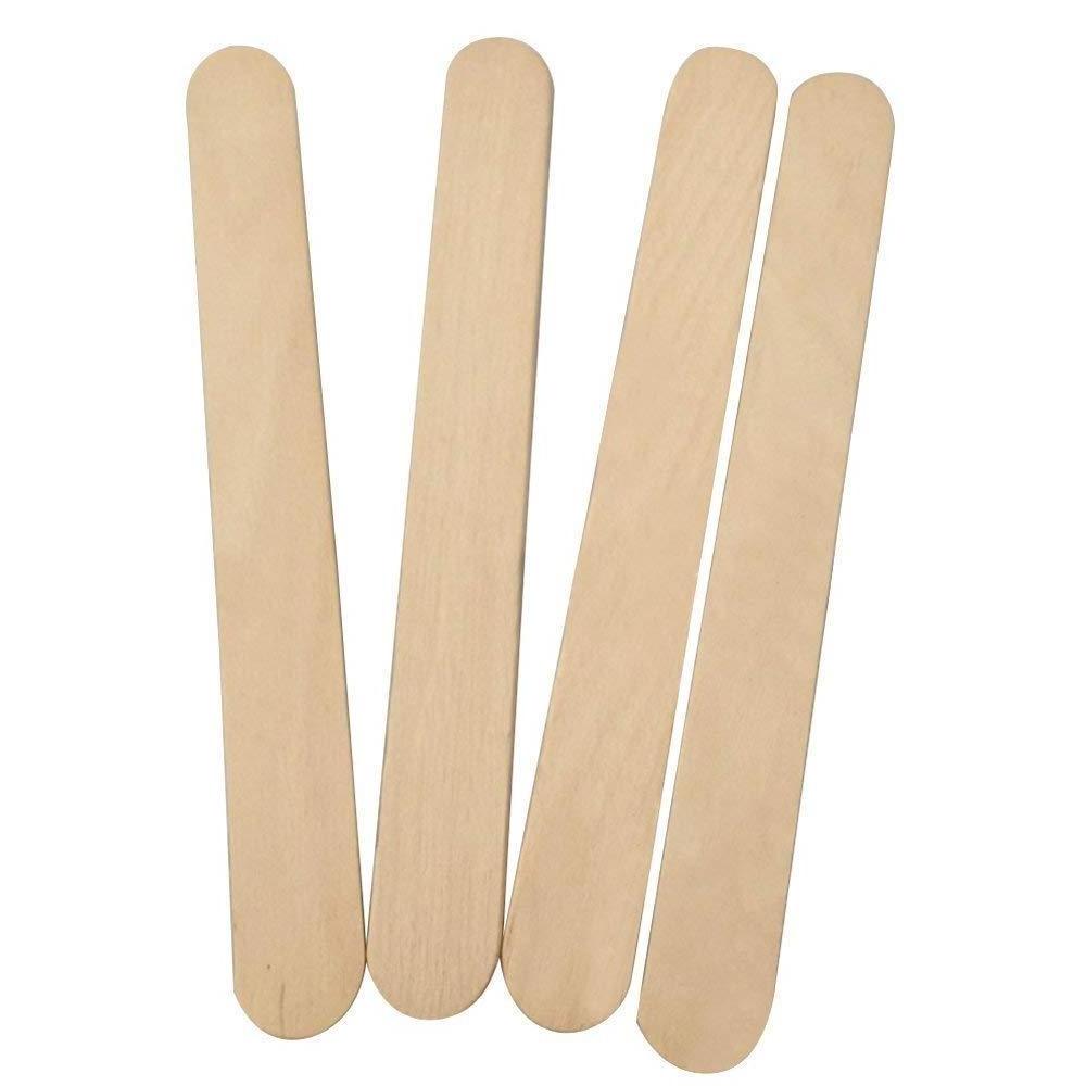 Birch Wood Logo Printed 114*10*2mm  Ice Cream Sticks Wooden Craft Stick