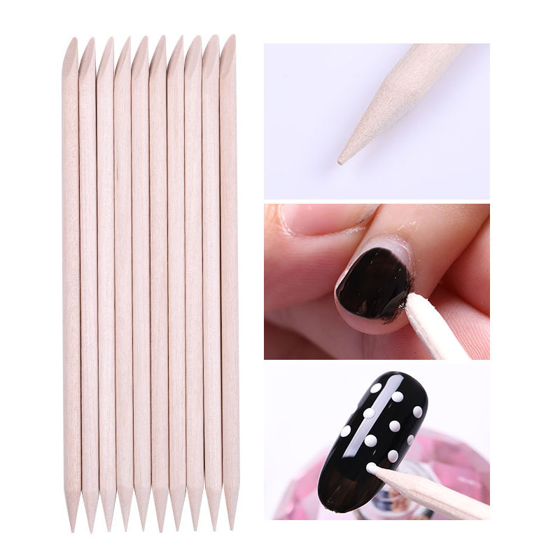 Amazon Hot Sale Wood Cuticle Pusher Remover Manicure Pedicure Tool for Salon