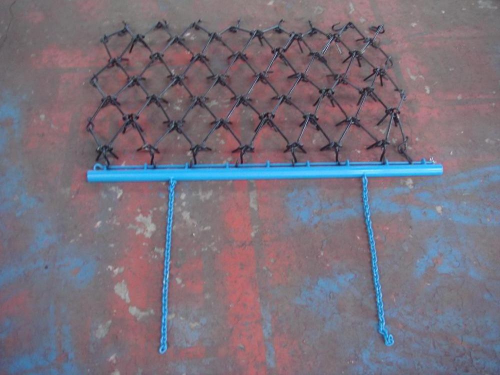 3 point hooked spring tooth drag harrow for tractor