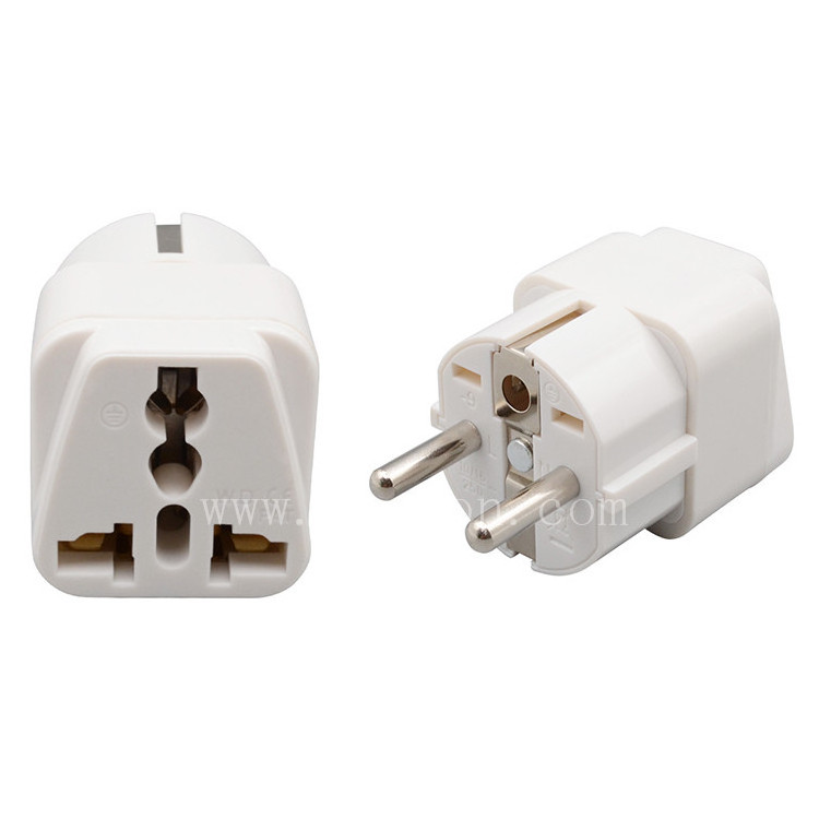 2019 best selling products 16a 250v Germany France Belgium Poland plug adapter eu travel adapter dubai socket plug