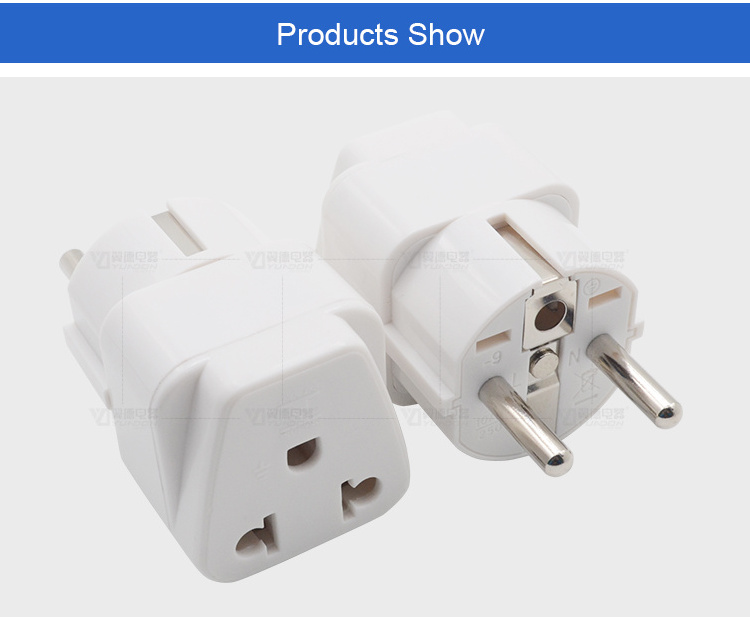 EU US To Germany Plug Travel Plug Adapter Indonesia Germany Power Plug 10/16A 250V