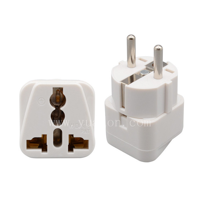 2019 best selling products 16a 250v Germany France Belgium Poland plug adapter eu travel adapter dubai socket plug