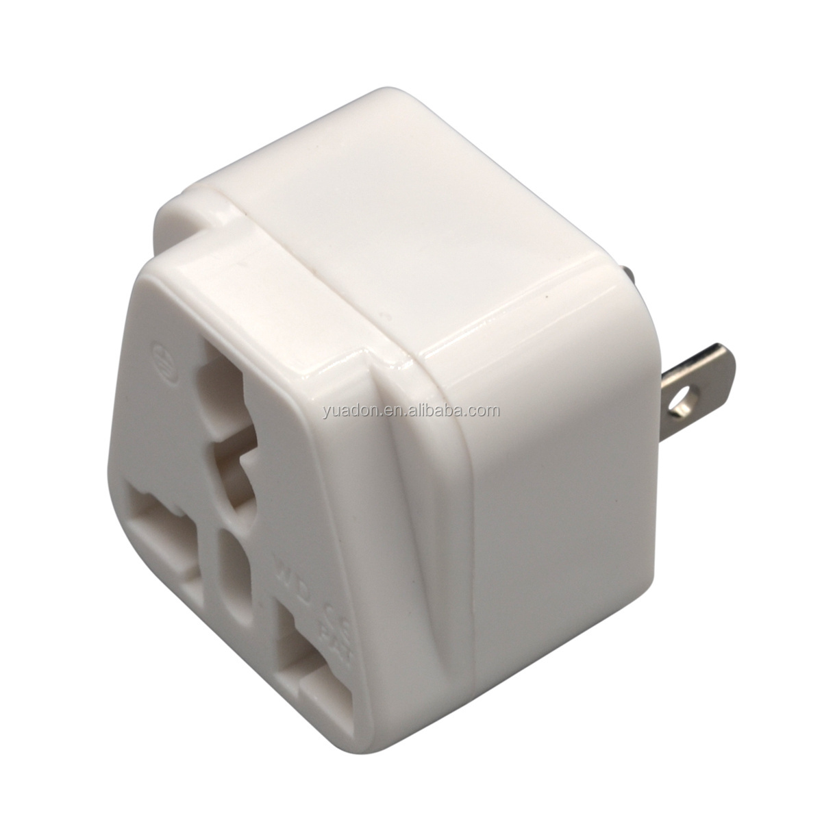 Universal socket to American US Japan Korea Canada Taiwan 2pin travel plug adapter 10A 250V