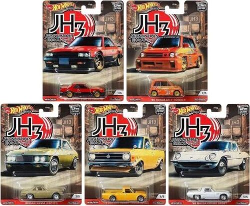 2023 New Released Hot Wheels Premiue Japan Historics Car Culture Set of 5 pieces