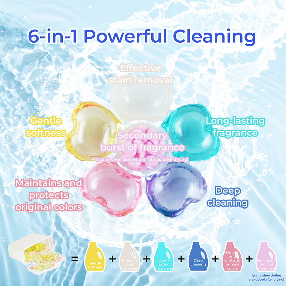 6-in-1 laundry pods - Classic fragrance