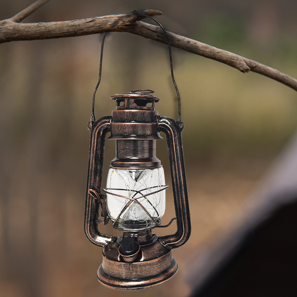 Take Your Camping Experience to the Next Level with Our Solar-Powered Kerosene-Style Lanterns