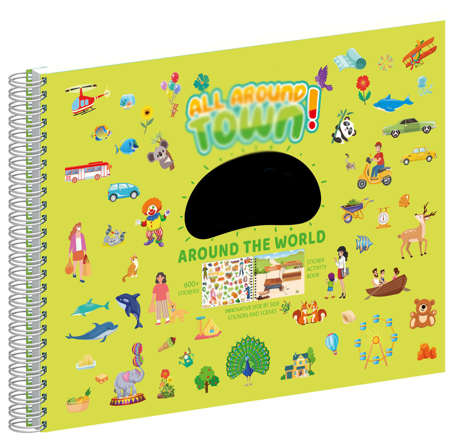 Kids Education Story Reading Book Sticker Custom Printing Sticker Book