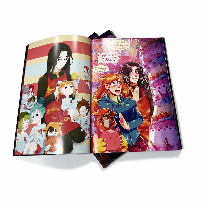 Free sample Wholesale CMYK offset printing comic manga books picture books for kids custom children book printing