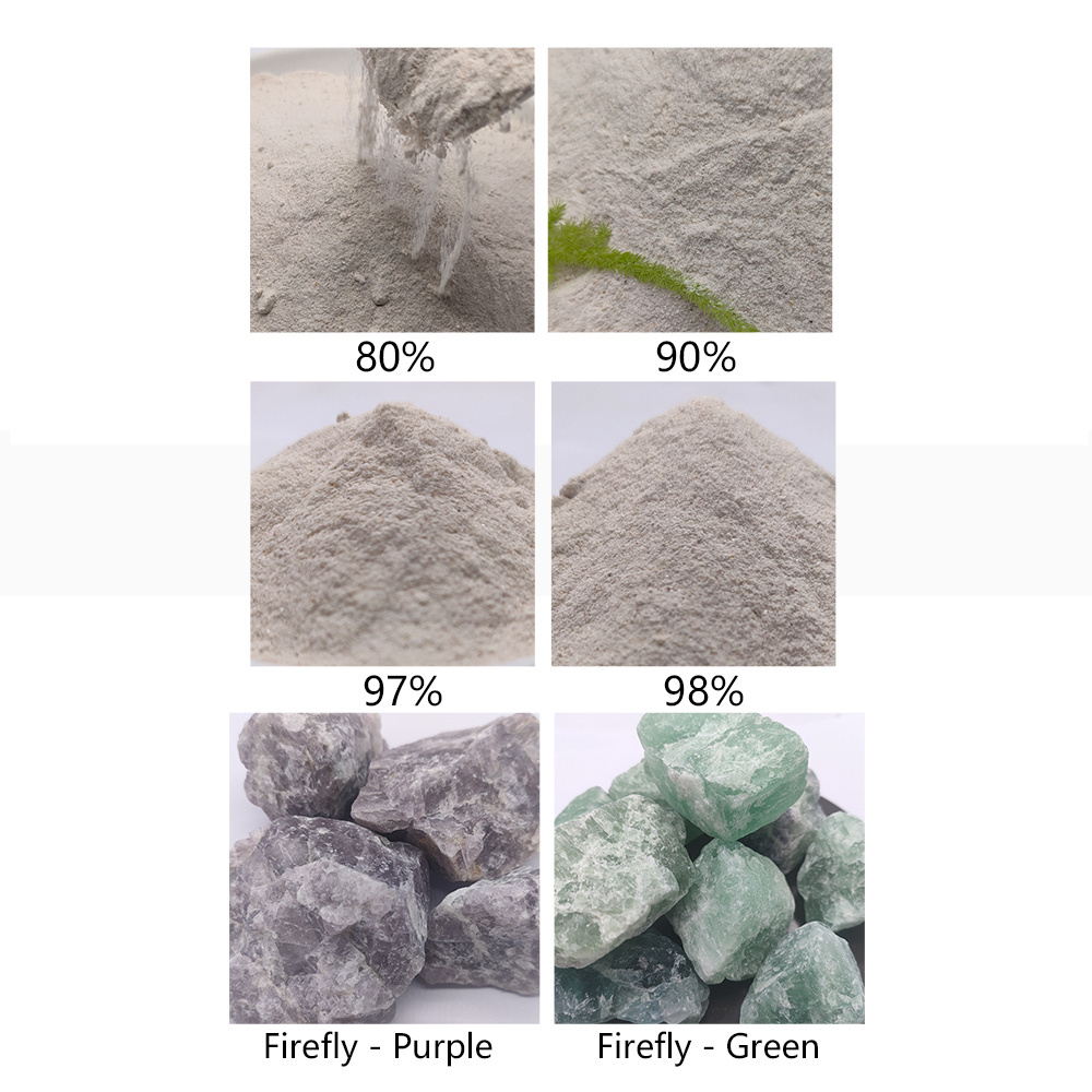 Price concessions High quality CaF2 97% natural fluorspar powder dry fluorite powder