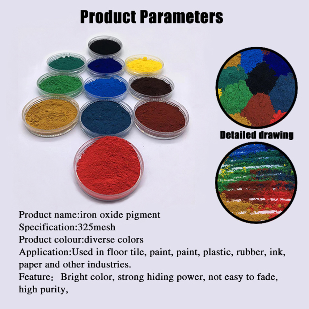 red powder iron oxide red for tile brick, road panting pigment oil,concrete leather pigment fine working cas1332-37-2