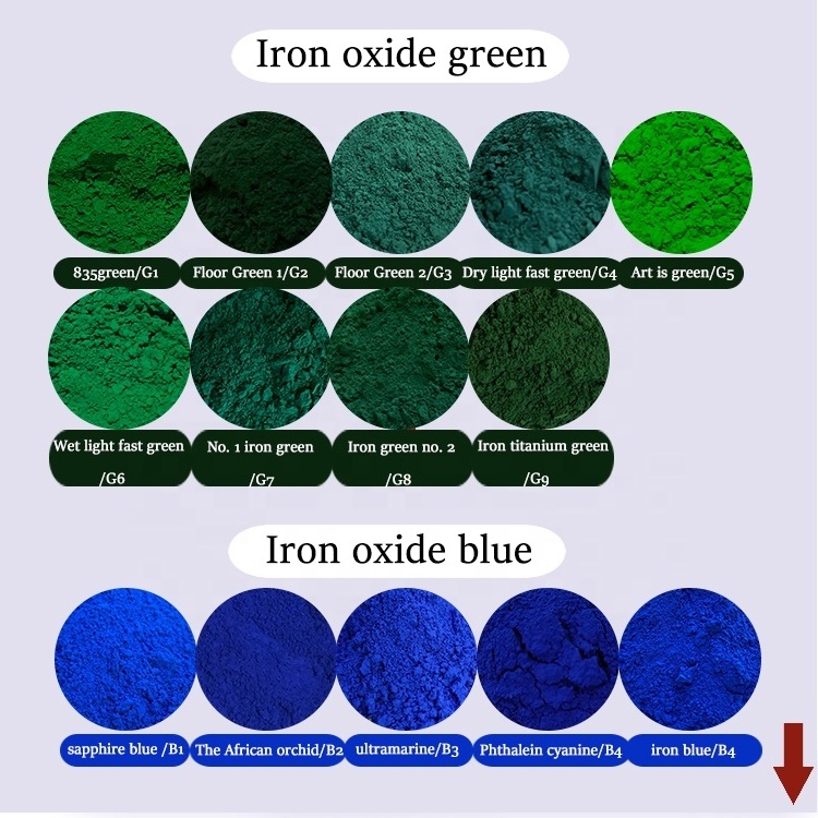 Concrete painting  Ultramarine blue/ Sapphire blue iron oxide pigments powder/iron oxide pigment blue 886