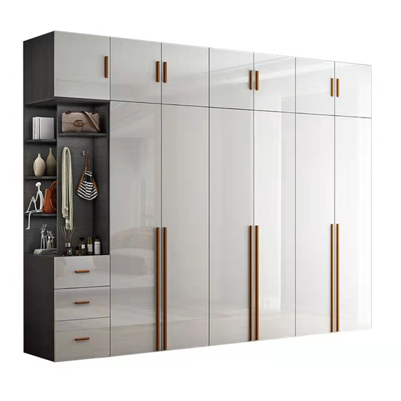 Customized Modern 2 Door MDF Wooden Clothes Wardrobe For Bedroom Wardrobe