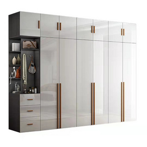 Customized Modern 2 Door MDF Wooden Clothes Wardrobe For Bedroom Wardrobe