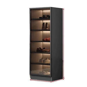 Modern Wooden Thin Storage Cabinets Shoe Rack Organizer Cabinet