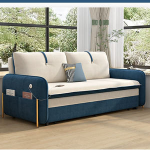 sleeper couch sofa bed folding multi-functional storage double light luxury living room small apartment telescopic bed