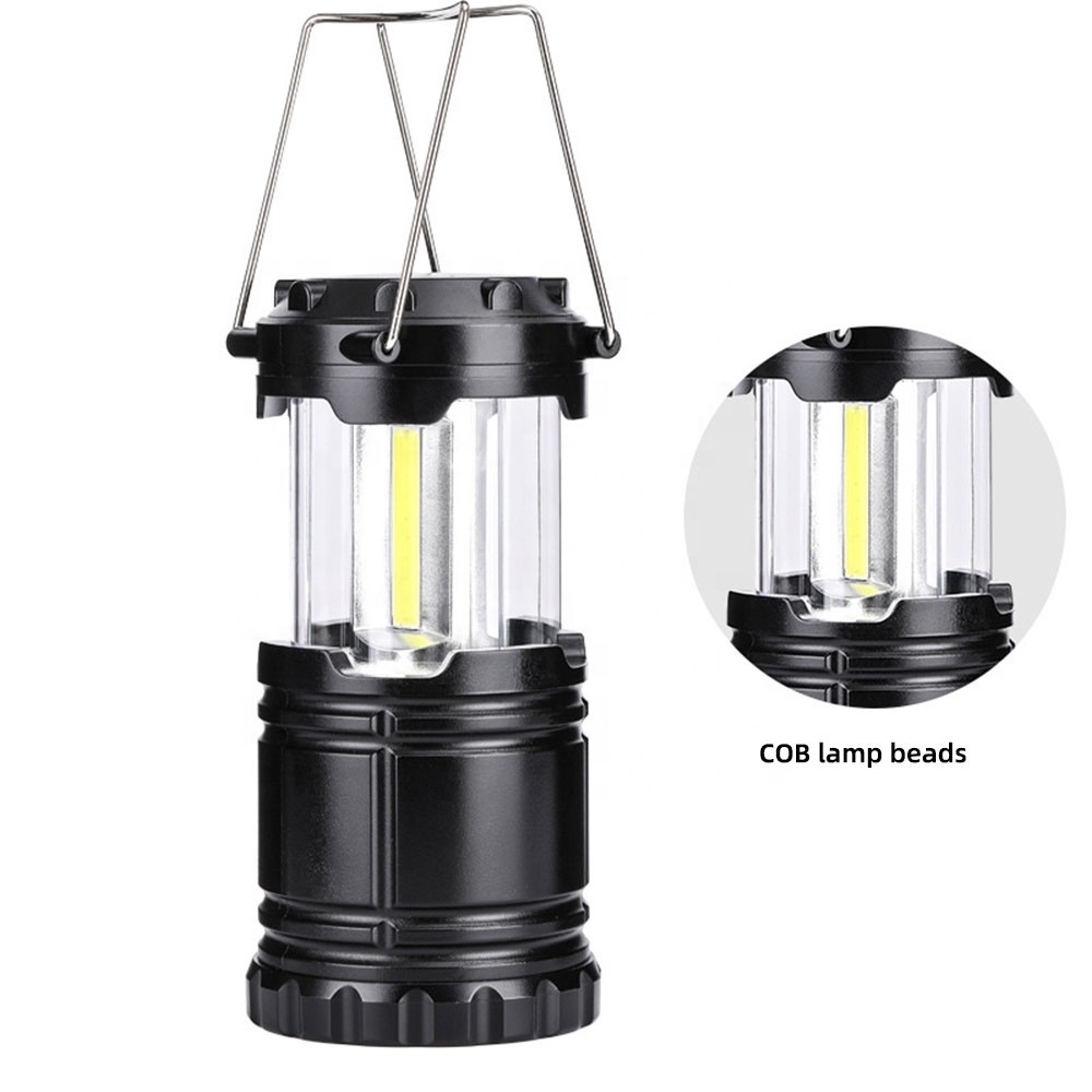 Led Camping Lantern 6led 30led cob 200 Lumens Super Bright Lamp Portable Survival Lanterns Collapsible Camping Lights