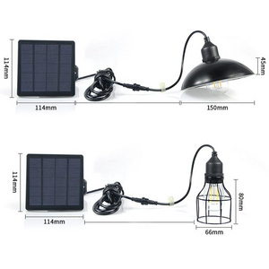 Led Solar Moving Rechargeable powered waterproof outdoor Hanging chandelier lamp  high lumen outdoor led solar light