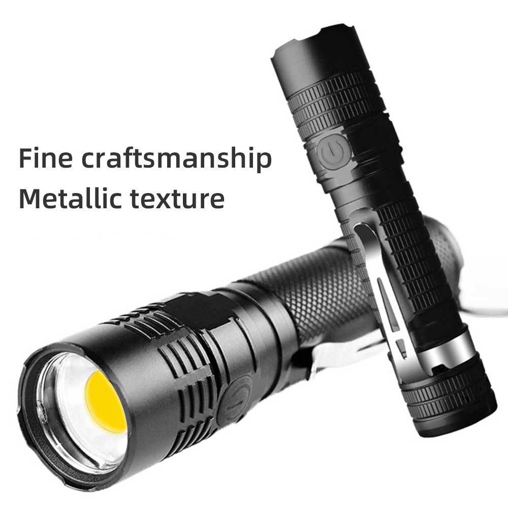 Rechargeable LED headworn tactical flashlights 800 high lumens long range powerful torch light