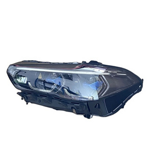 Front Auto Headlamp Full Blue LED Laser Headlight Ass For BMW X5 G05 X6 G06 2019 2020 2021 2022 USA and EU Car Lights