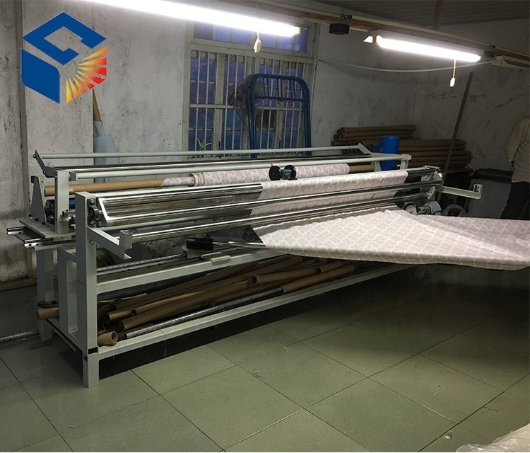 Automatic Straight / Twill  Polyester Fabric Rolling Machine