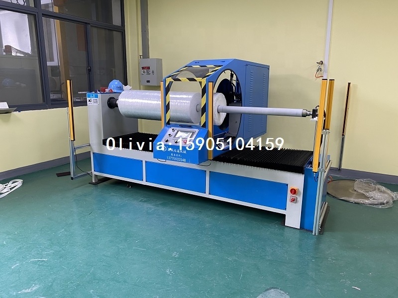 800mm diameter medical gauze strip slitting/cutting machine