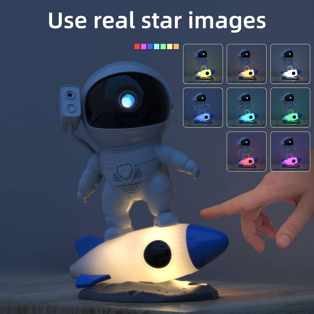 Star Projector Galaxy Nebula Light Projector Astronaut Space Projector Kids Night Lights For Bedroom Decor