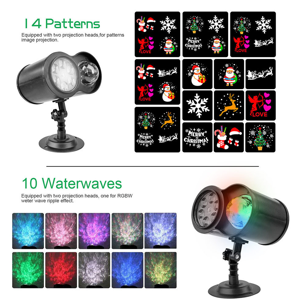 Halloween Christmas Projector Lights, Waterproof Outdoor Indoor Holiday Laser Christmas Light