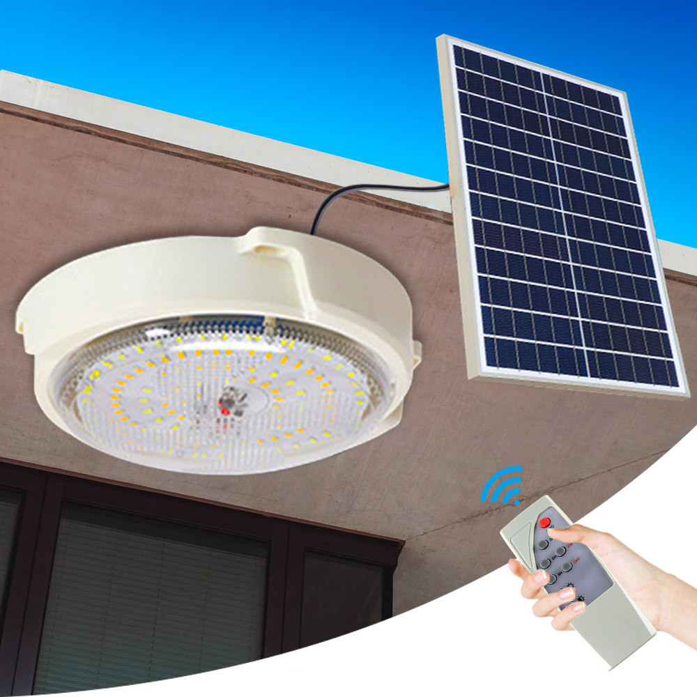 Indoor Solar Ceiling Light 100w 200w 300w 500w 800w Indoor Solar Light Home House with Remote Control