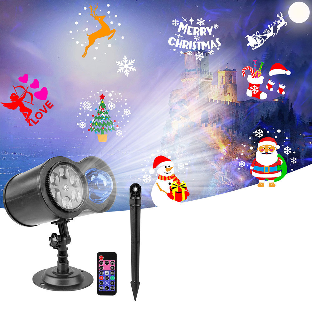 Halloween Christmas Projector Lights, Waterproof Outdoor Indoor Holiday Laser Christmas Light