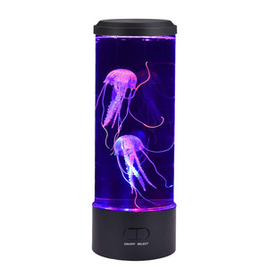 Custom Fantasy Jellyfish Lamp, 7 Color Changing Electric Round Jelly fish Aquarium Lava Lamp