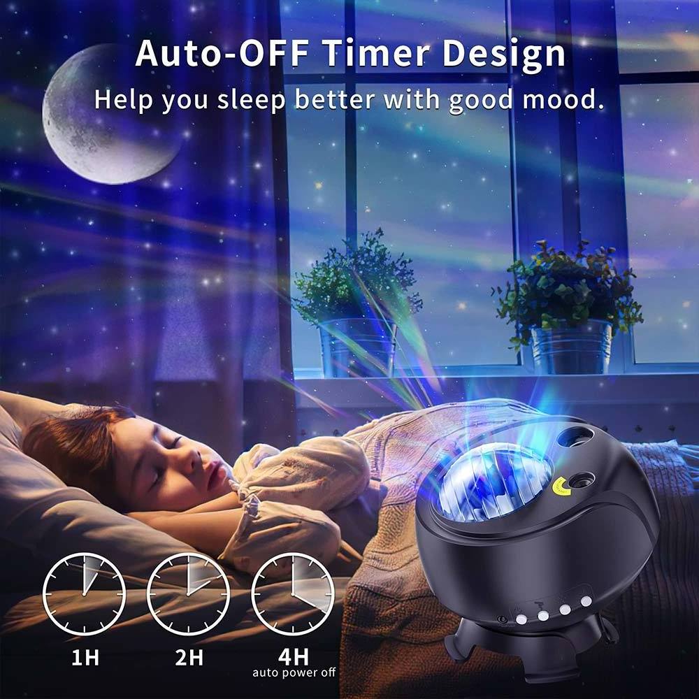 Aurora Galaxy Projector, LED Music Northern Lights Laser Nebula Star Projector Night Light