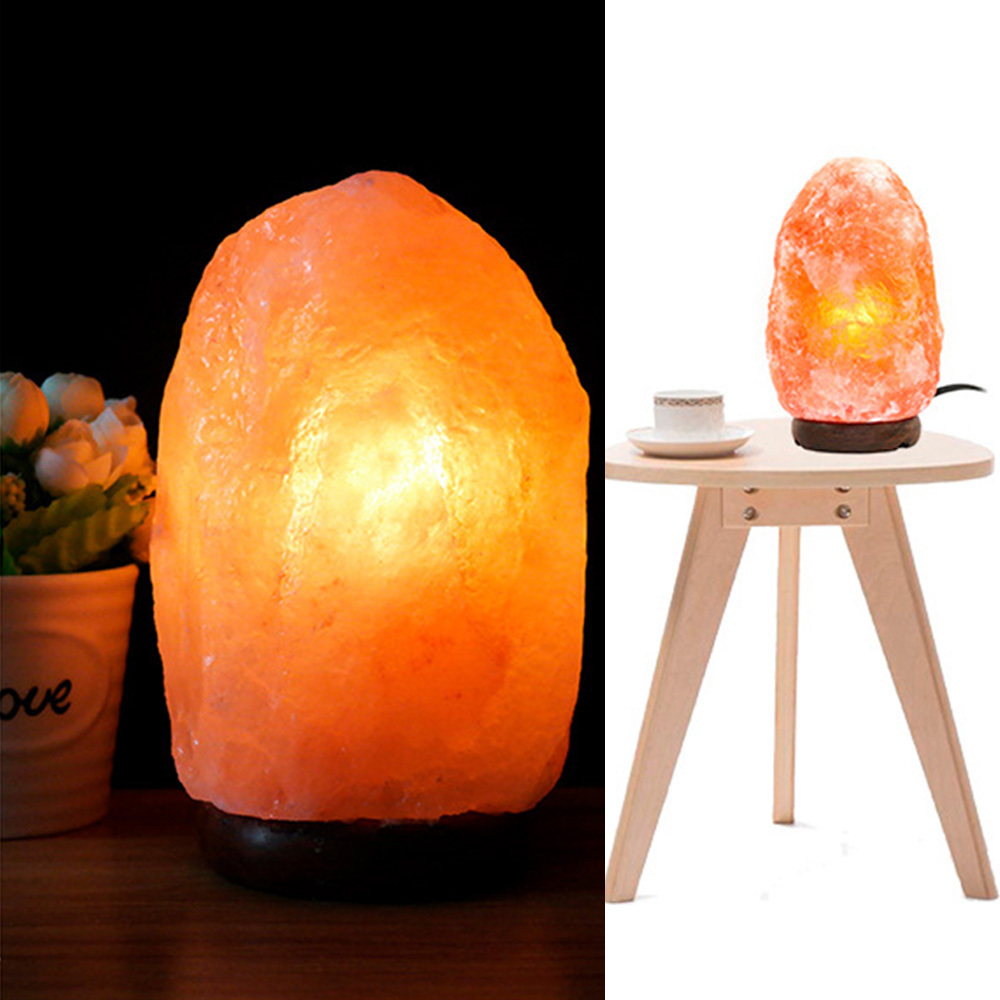 Himalayan Salt Lamp,Pakistan Natural Crystal Rock Stone Pink Salt Lamp with Dimmer Switch