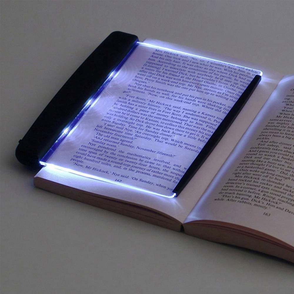 LED Book Reading Light, Battery Powered Eye Care Clip-On Book Lights