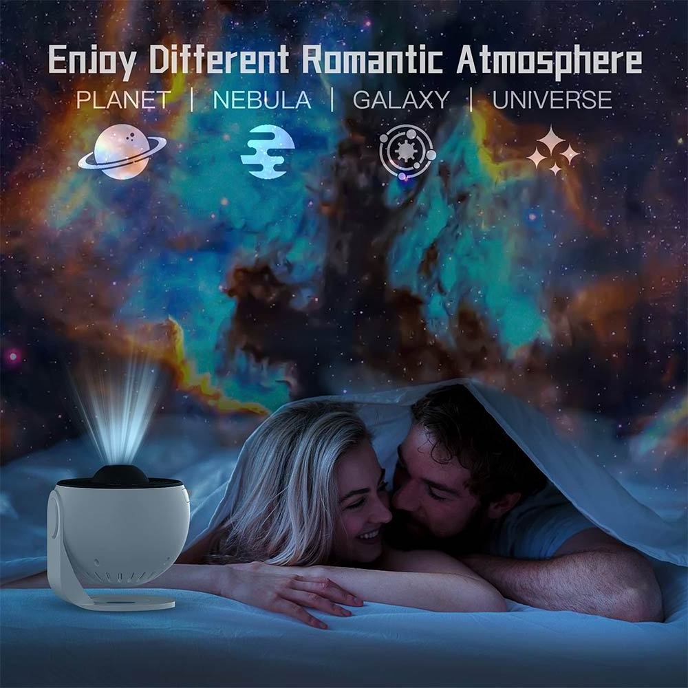 12 In 1 Real Planetarium Galaxy Projector Star Projector Lamp Starry Sky Night Light For Bedroom Decor