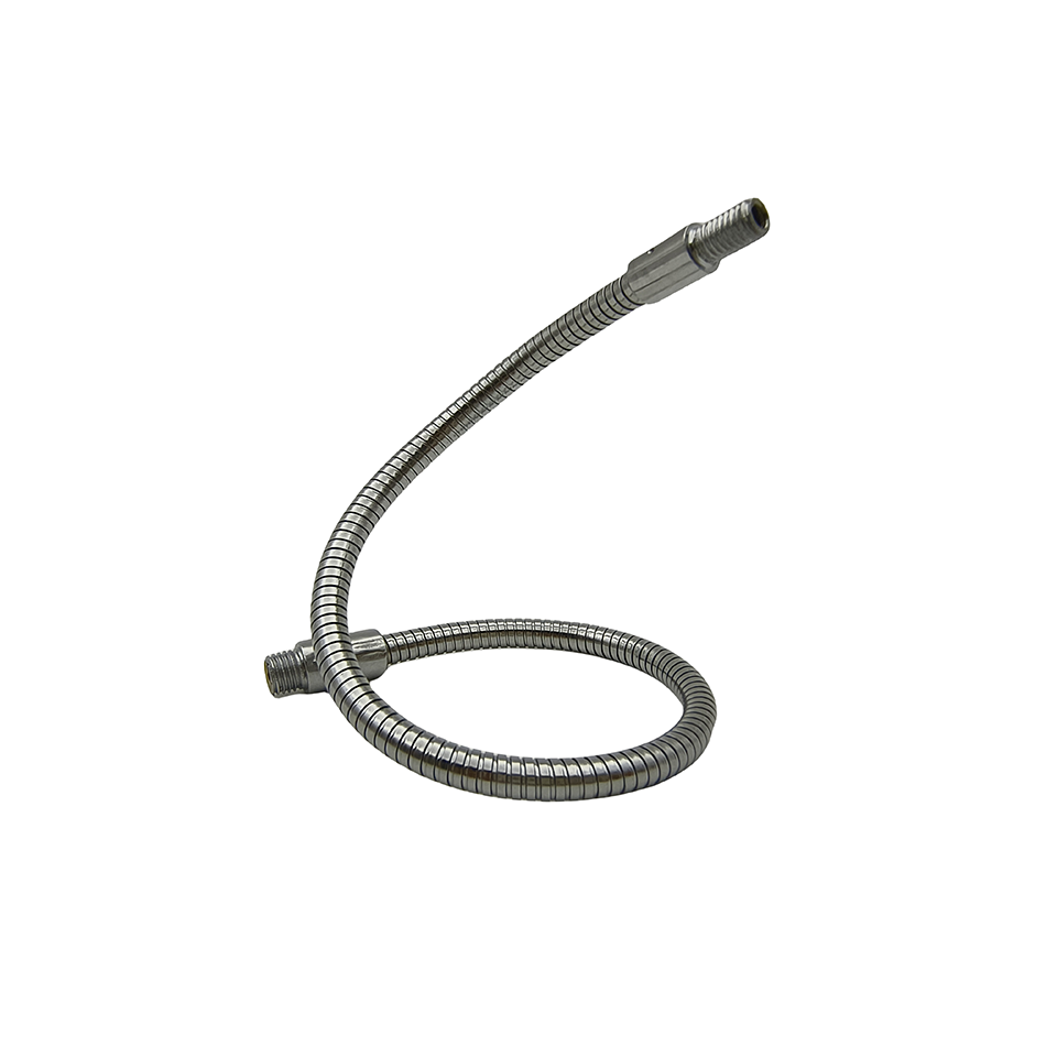 Custom metal tube wire braided pipe hollow metal flexible bendable gooseneck tubing flexible metal tube for lamp