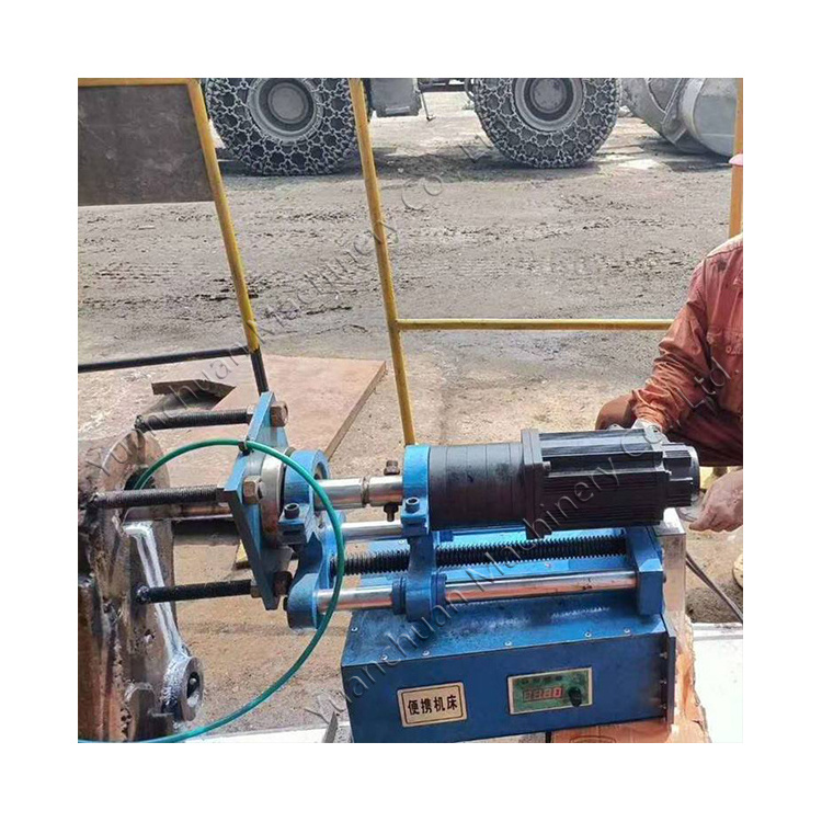 Excavator boring and welding machine Construction machinery boring repair welding machine